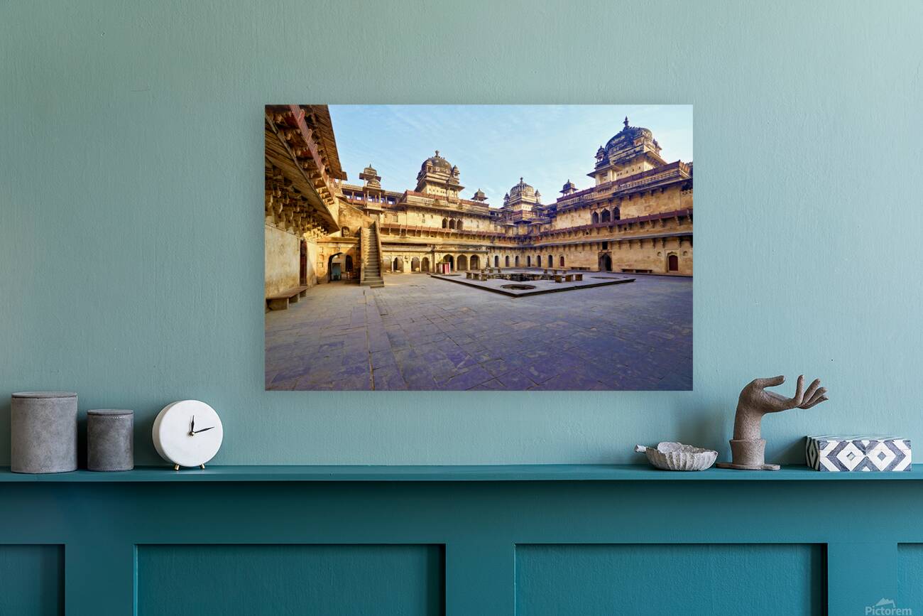 Exploring the fort complex in orchha madhya pradesh india Reproduction