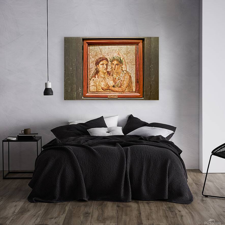 Discovering ancient frescoes at Naples Archaeological Museum Reproduction