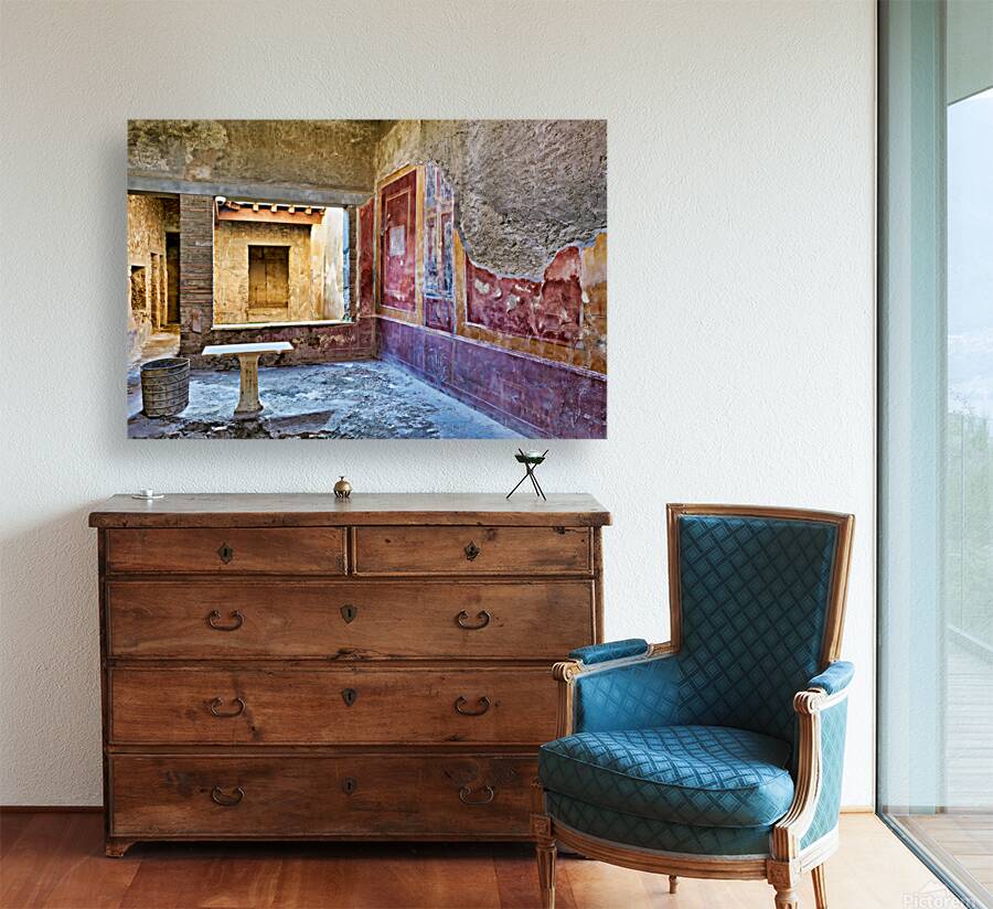 Exploring ancient Pompeii in Naples Campania Italy Reproduction