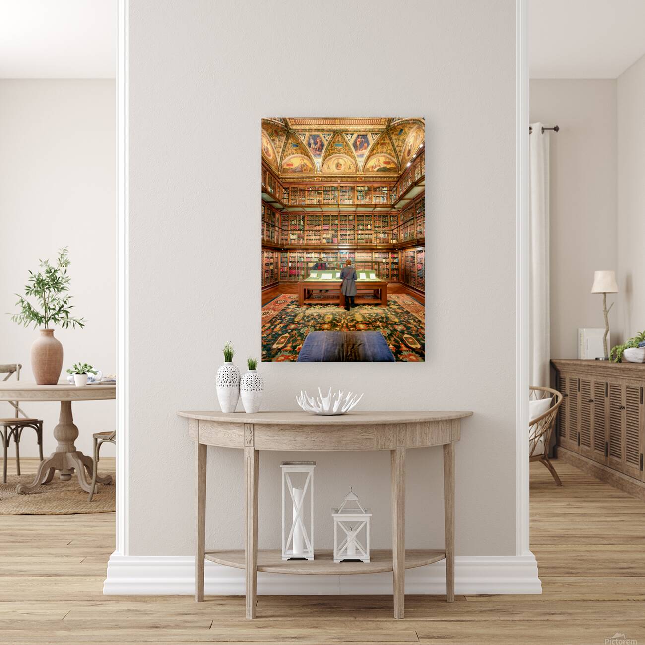 Exploring rare books at Morgan Library and Museum in Manhattan Reproduction