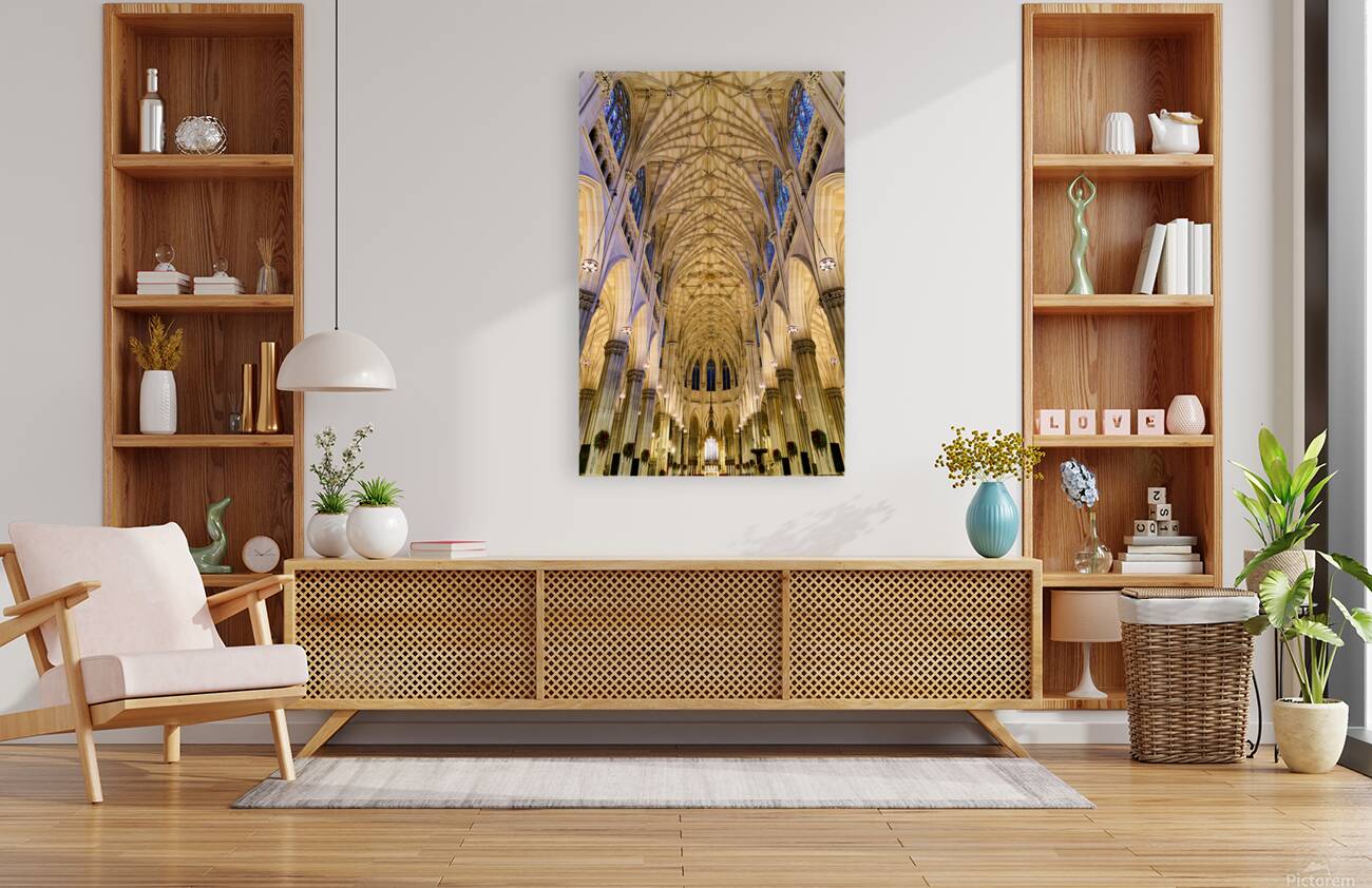 Visit to st. patricks cathedral in manhattan new york Reproduction