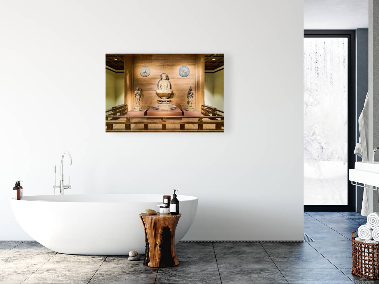 Buddha statue in the Asian Art Gallery Met Museum Reproduction