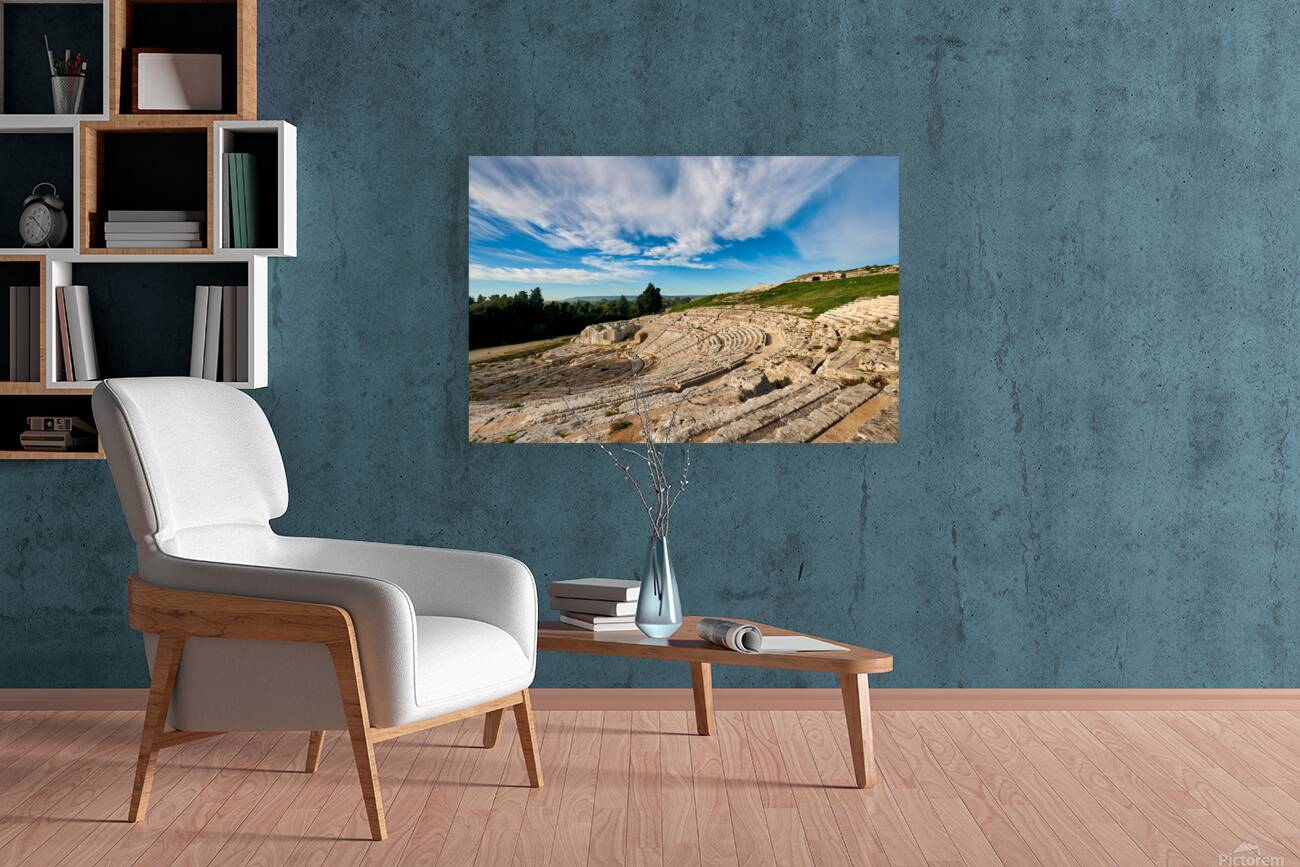 Explore the ancient Greek theatre of Syracuse in Sicily Italy Reproduction