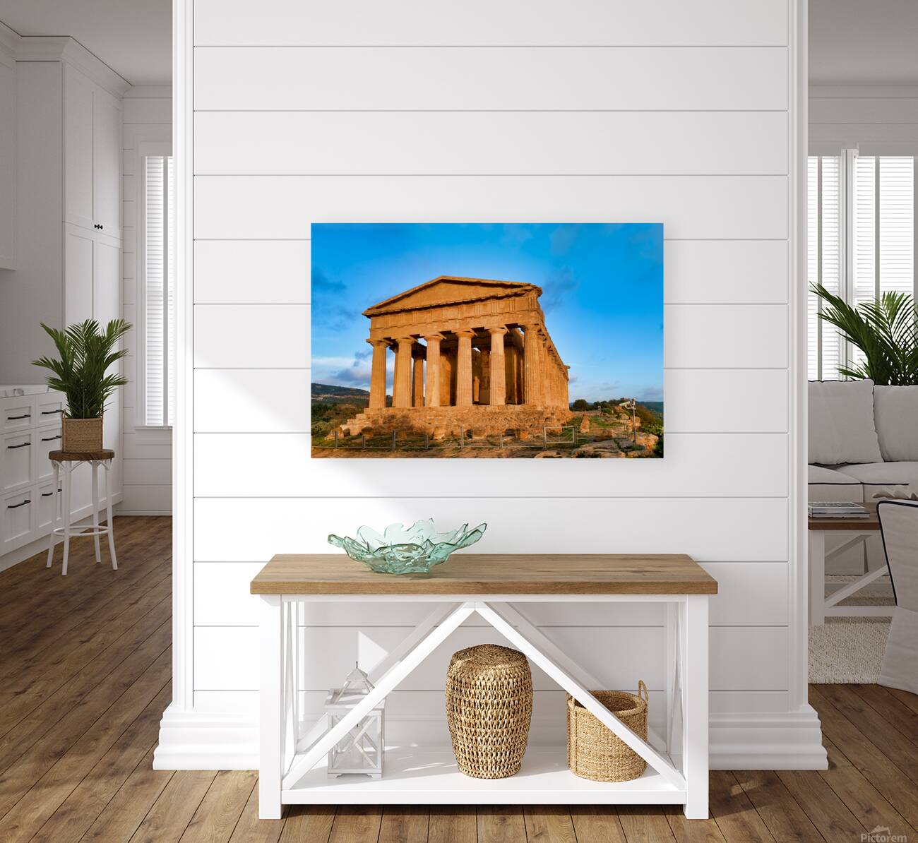 Visit to Concordia Temple in Valle dei Templi Agrigento Reproduction