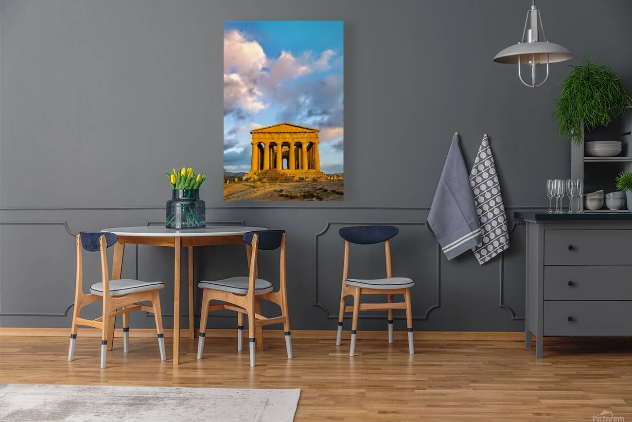 Explore the Temple of Concordia located in Agrigento Sicily Reproduction