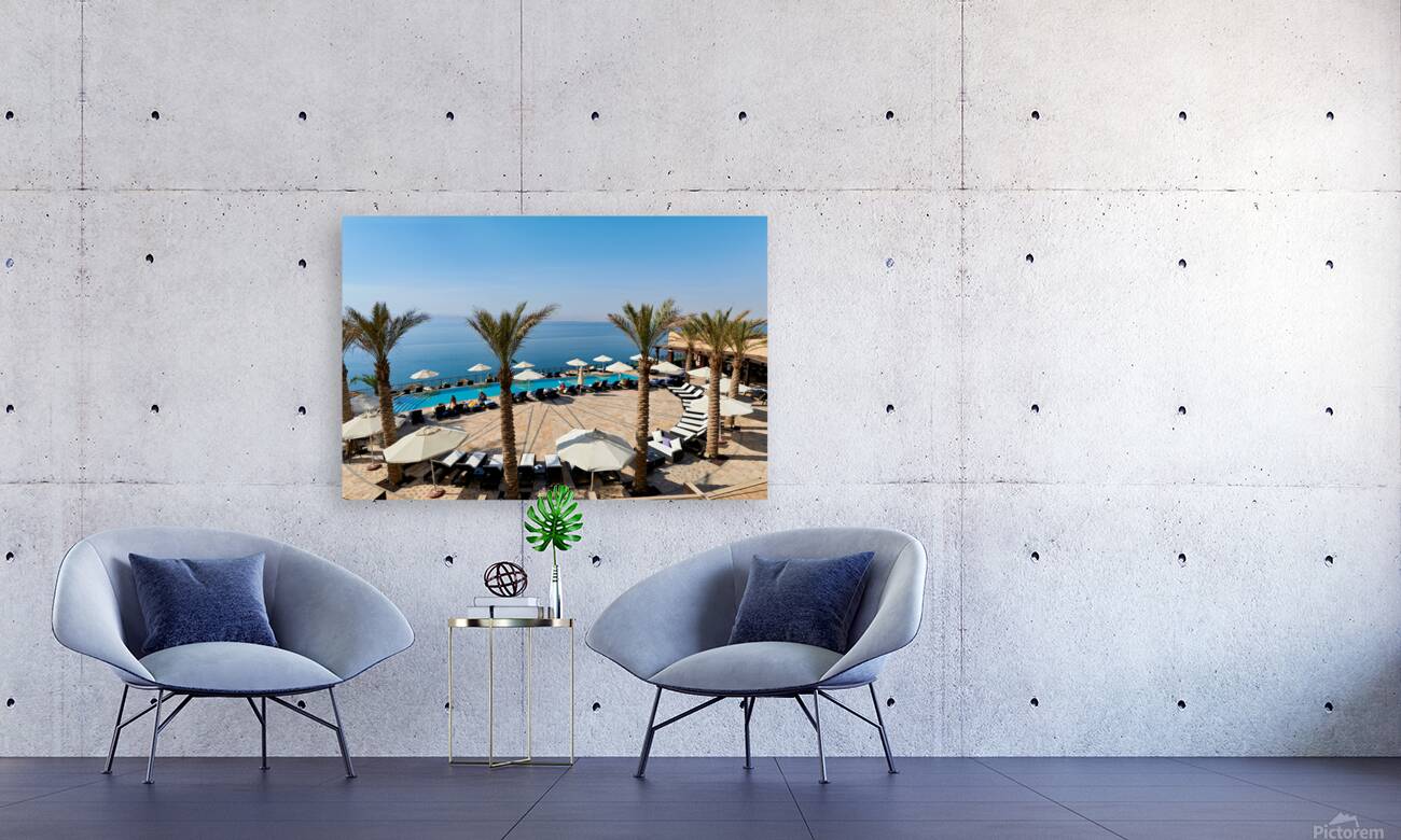 Visit Movenpick Resort at Dead Sea in Jordan for a day of relaxa Reproduction