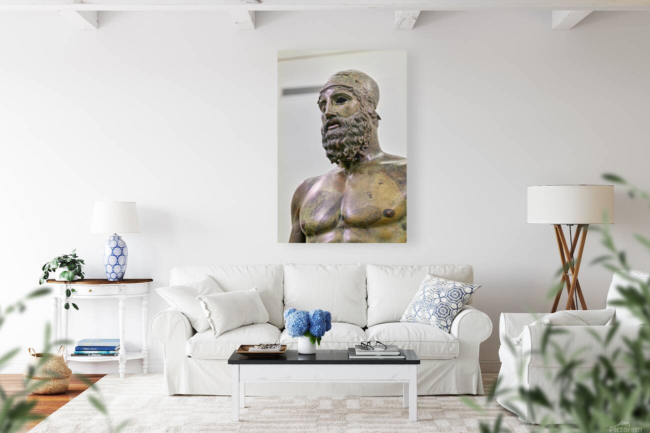 Riace bronze b at national museum reggio calabria Reproduction