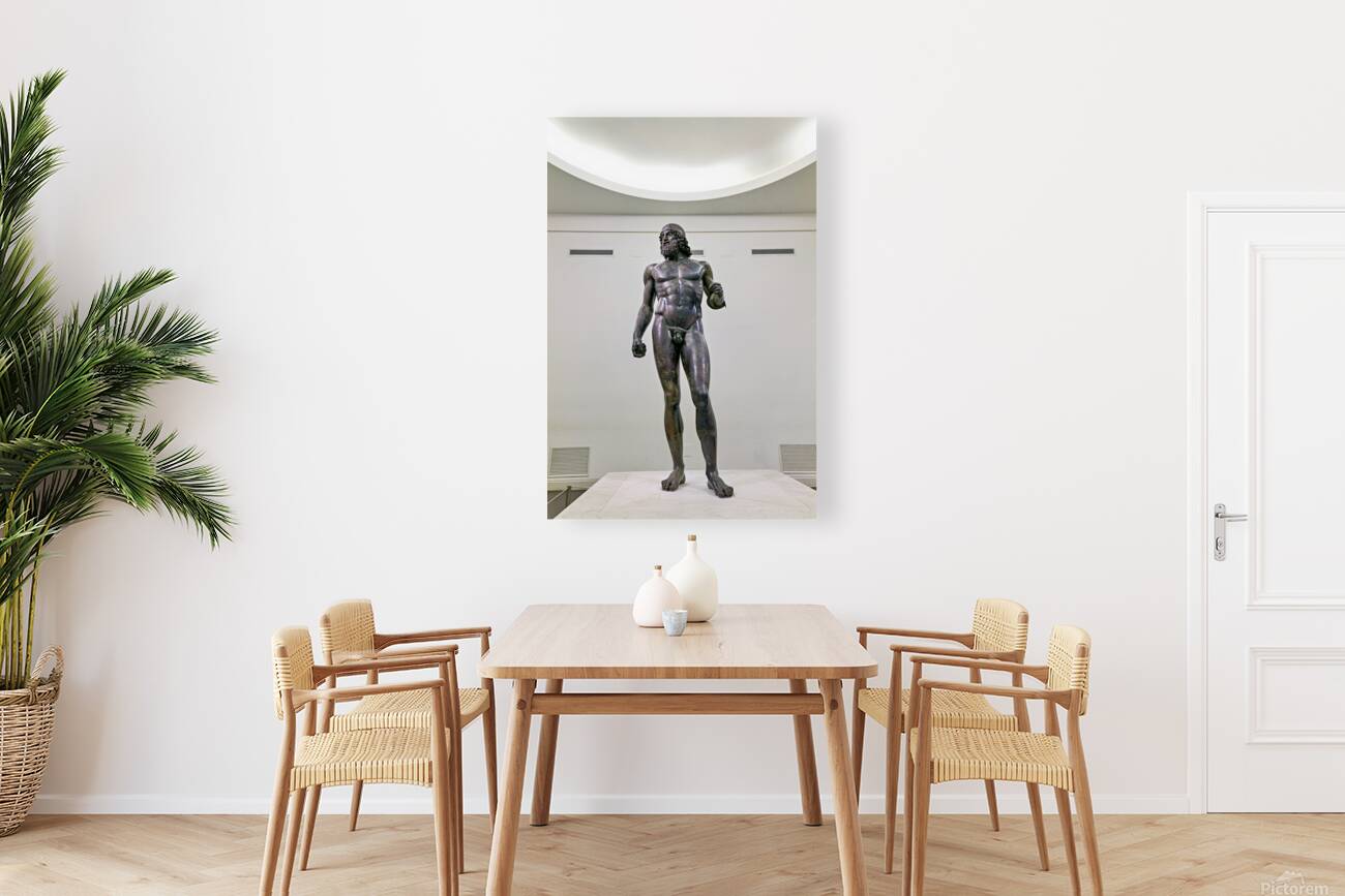 Riace bronzes in national museum of magna grecia at reggio calab Reproduction