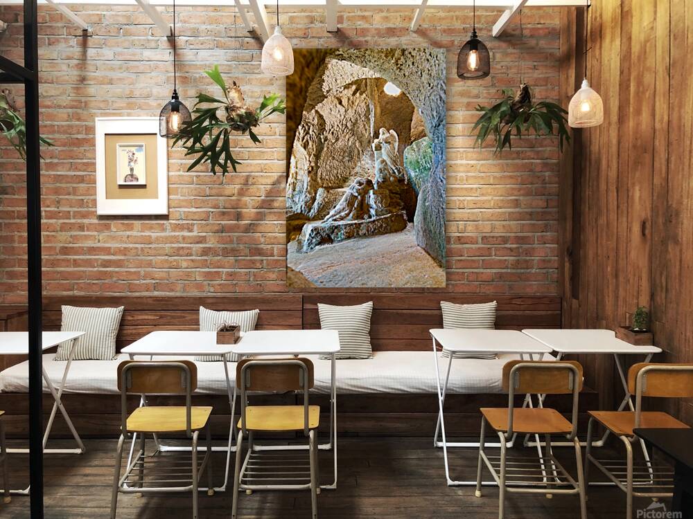 Cave church of Piedigrotta in Pizzo Calabro Italy Reproduction