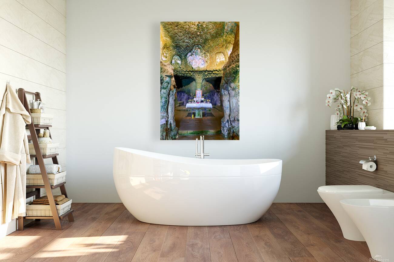 Cave church of Piedigrotta in Pizzo Calabro Calabria Italy Reproduction