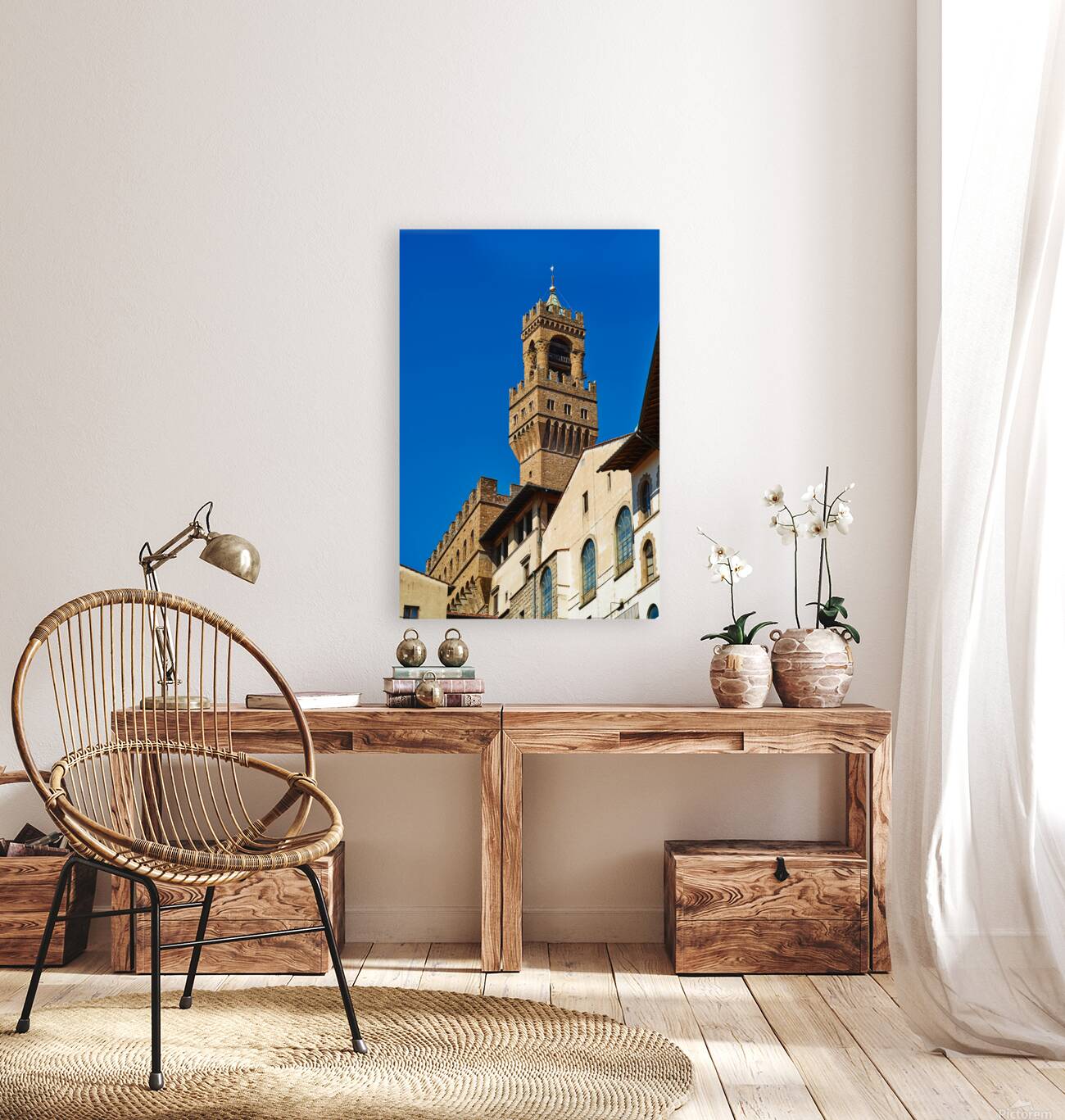 Visit palazzo vecchio in piazza signoria in florence tuscany ita Reproduction