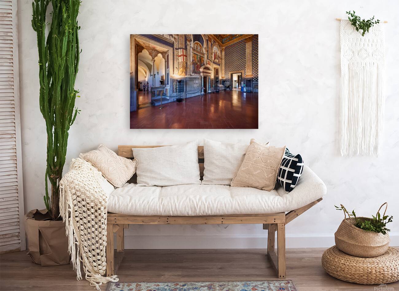 Museums in Palazzo Vecchio present art and history in Florence Reproduction