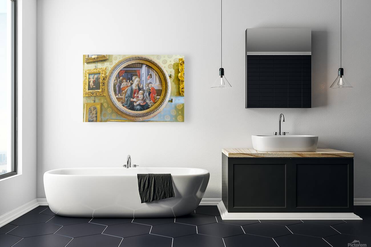 Madonna with child by fra filippo lippi in palazzo pitti in flor Reproduction