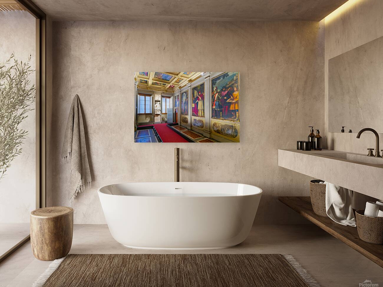 Exploring casa buonarroti in florence tuscany italy Reproduction