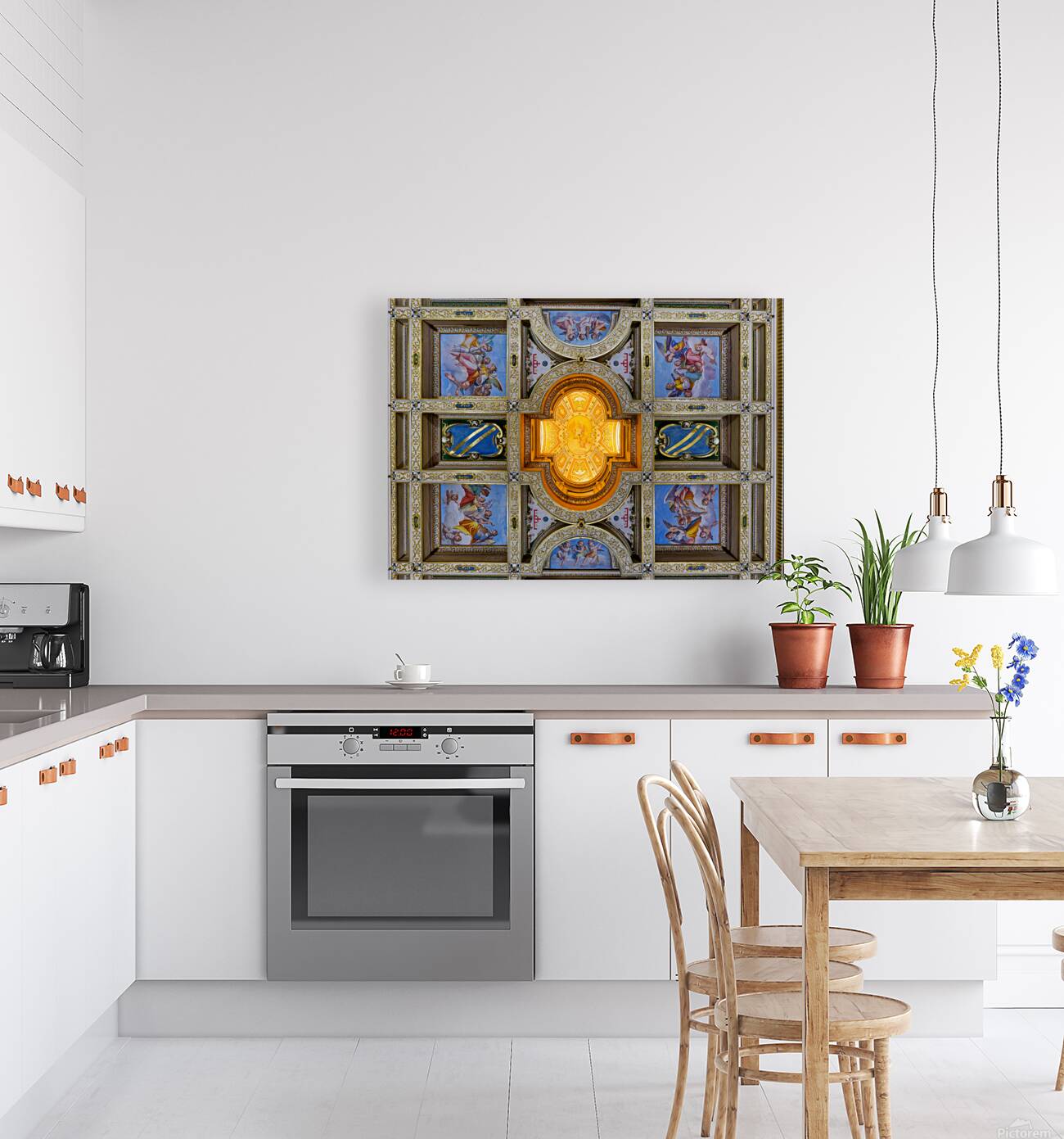 See the Camera degli Angioli ceiling at Casa Buonarroti Reproduction