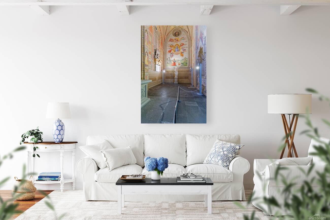 Visit to Basilica di Santa Croce in Florence Tuscany Italy Reproduction