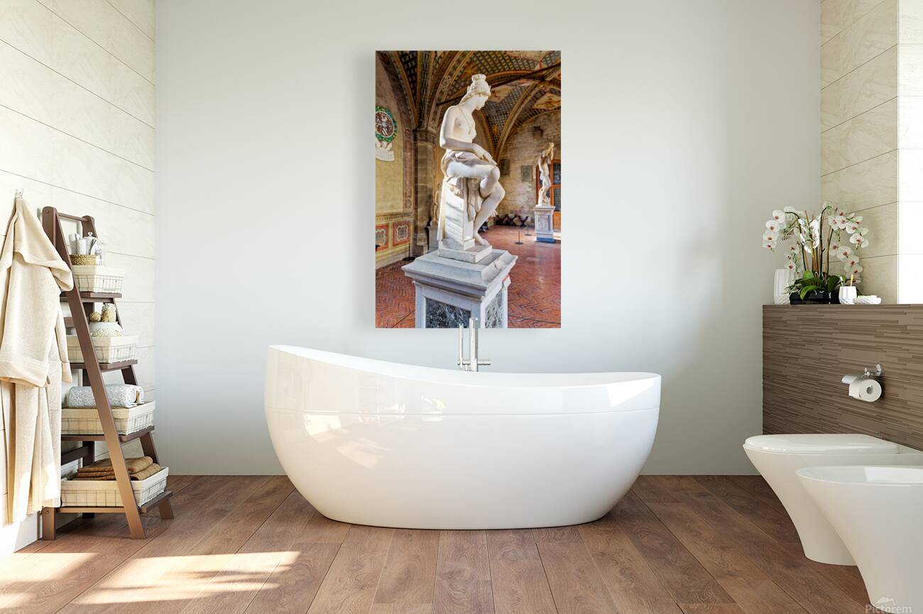 Marble sculpture at Museo Nazionale del Bargello in Florence Tus Reproduction