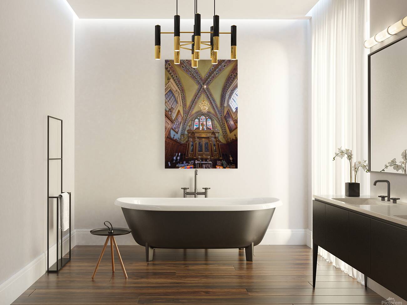 Visit to santa maria novella church in florence tuscany italy Reproduction