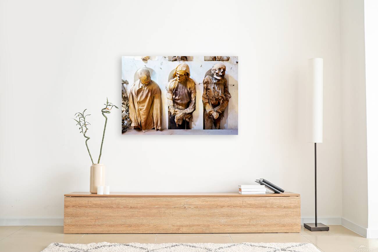 Exploring capuchin catacombs in palermo sicily italy Reproduction