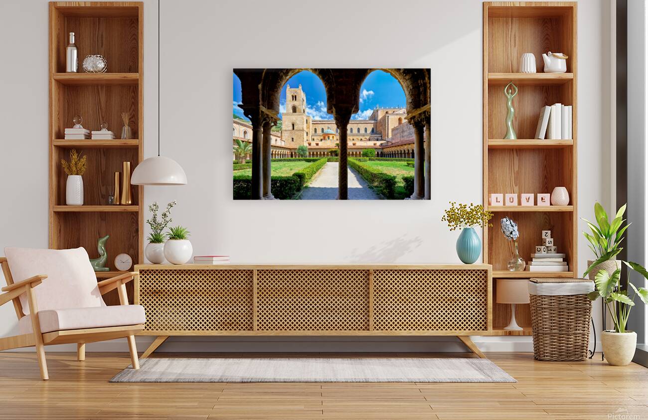 Discovering Duomo di Monreale in Palermo Sicily Italy Reproduction