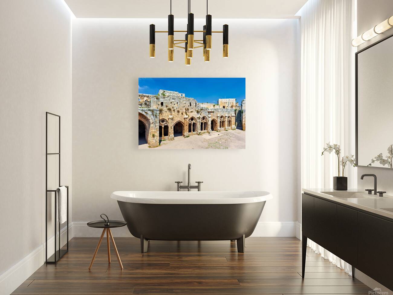 Exploring Krak des Chevaliers in Syria a historic crusader cast Reproduction