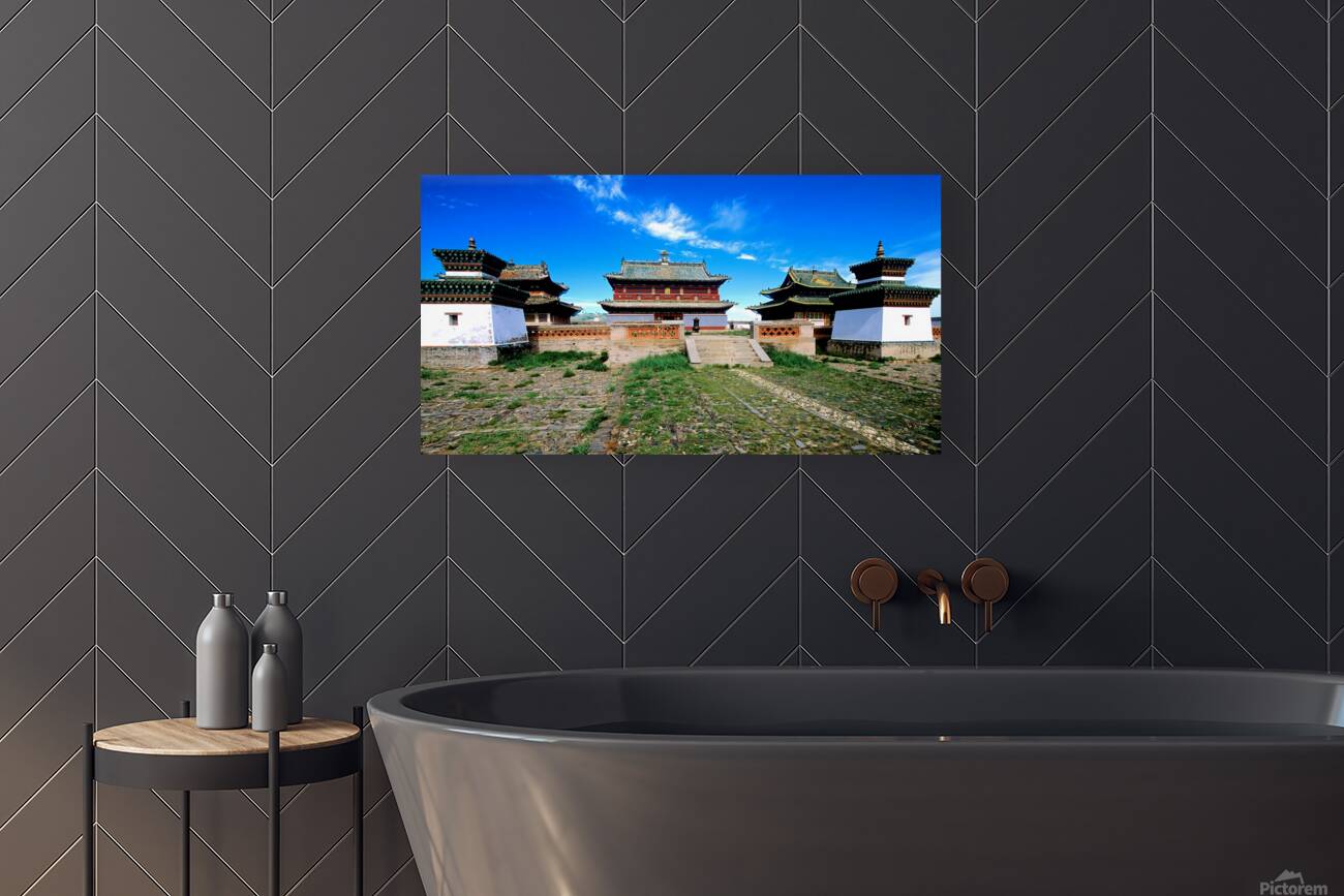 Exploring Erdene Zuu Monastery in Mongolias landscape Reproduction