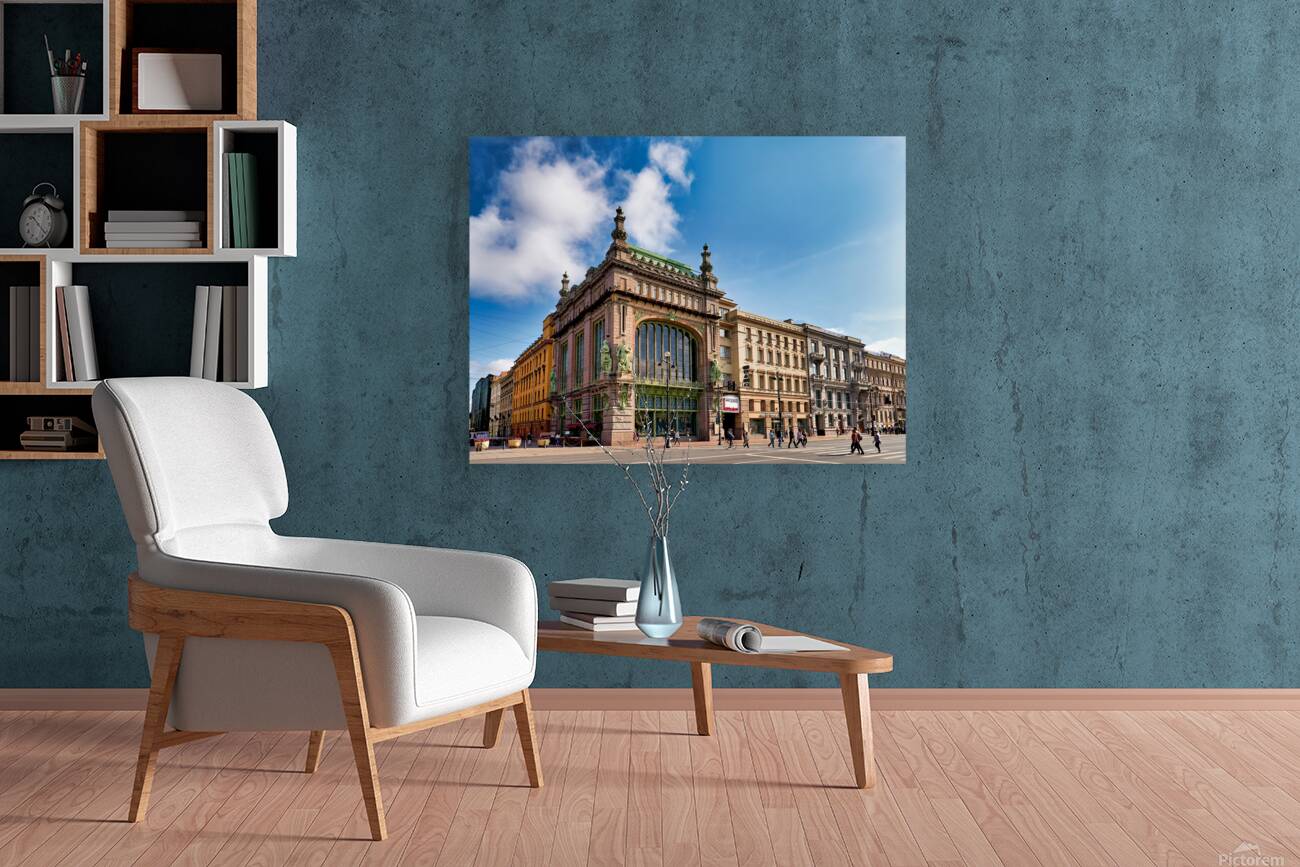 Popular location on Nevsky Prospekt in Saint Petersburg Reproduction