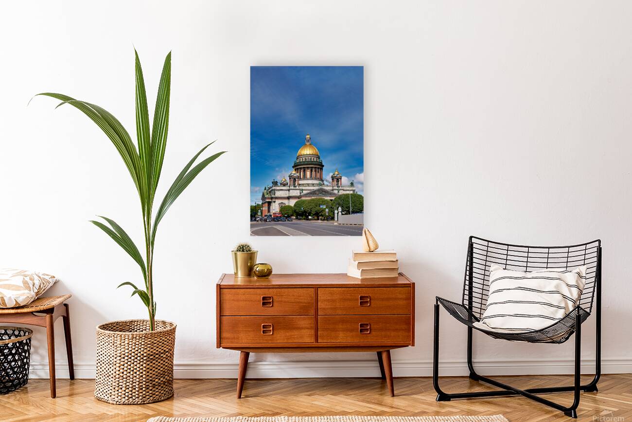 Visiting st. isaacs cathedral in saint petersburg russia Reproduction