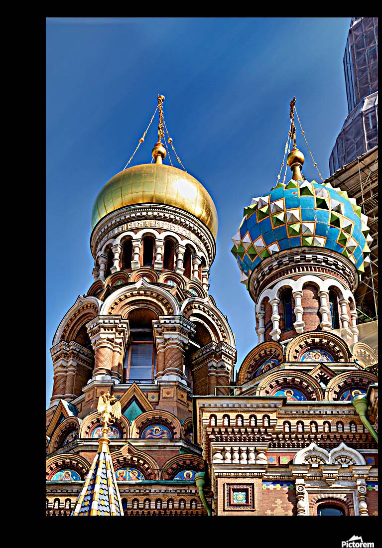 Church of the savior on the spilled blood in st. petersburg Reproduction