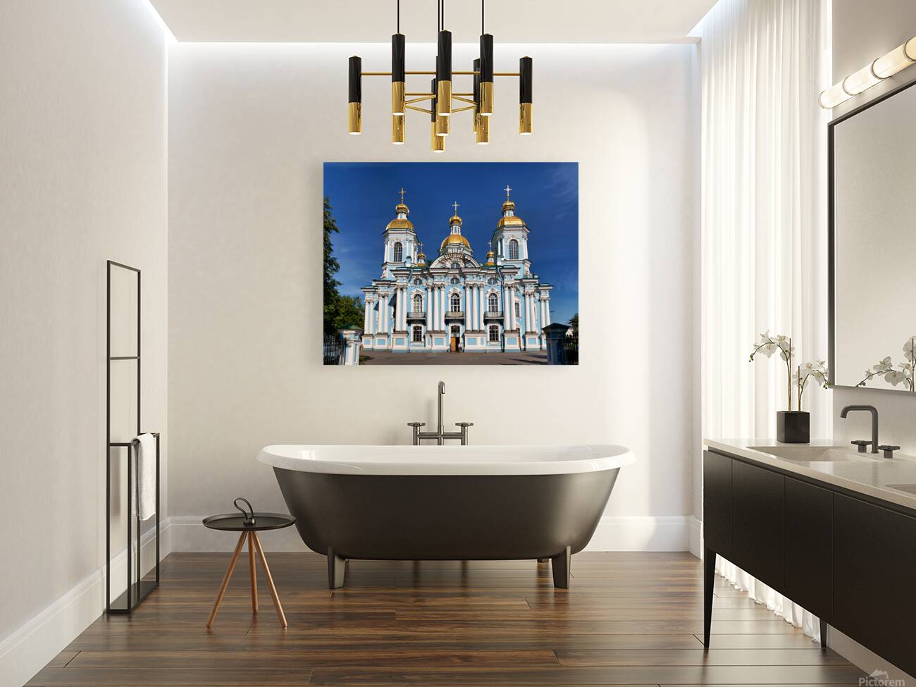 Visit to st. nicholas naval cathedral in st. petersburg Reproduction