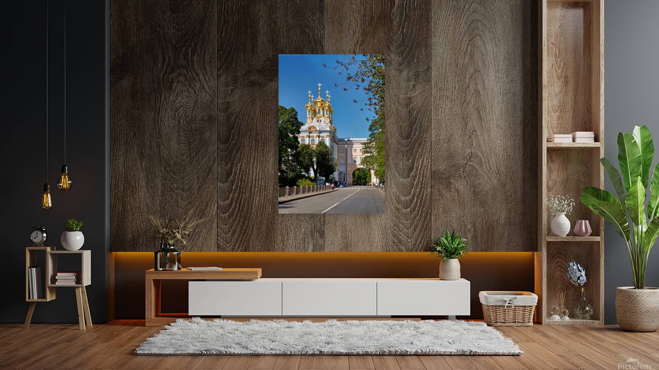 Catherine palace in pushkin saint petersburg russia Reproduction