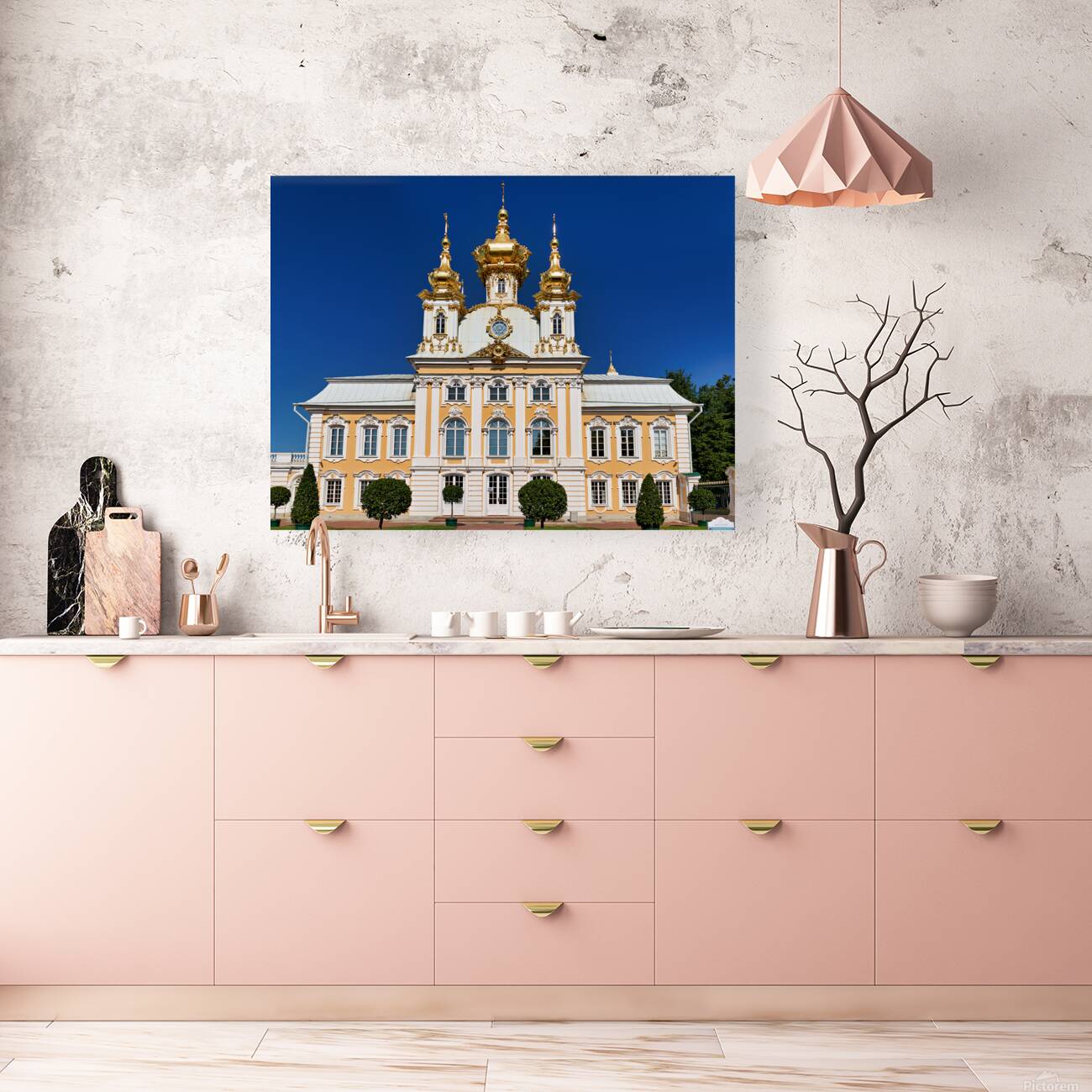 Visit peterhof palace in saint petersburg russia Reproduction