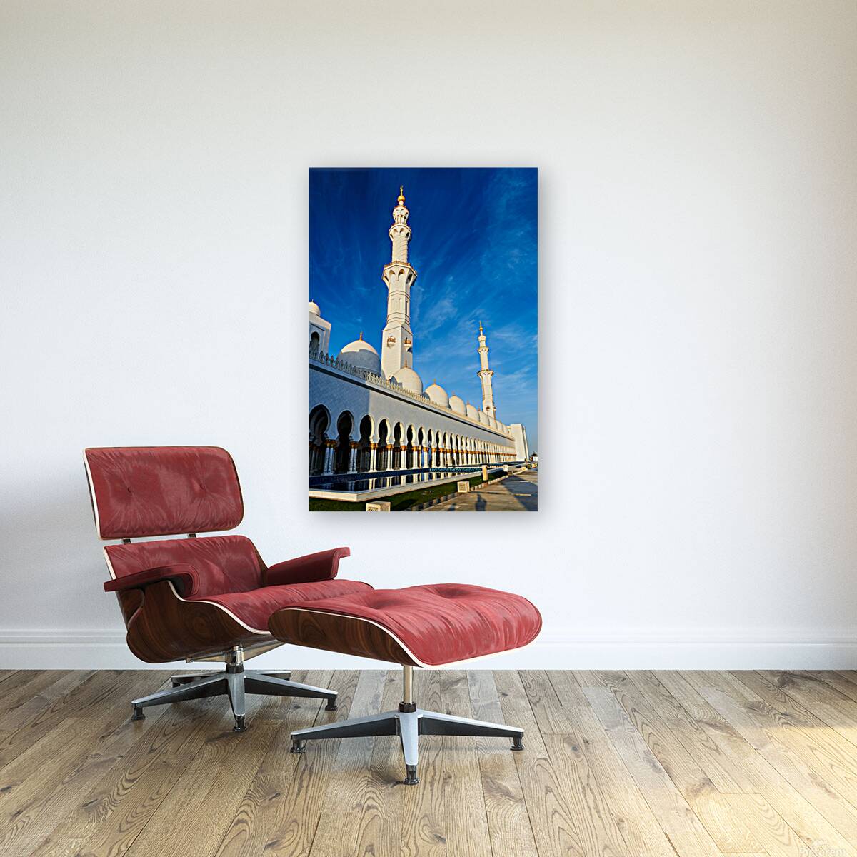 Visit to the iconic Sheikh Zayed Grand Mosque in Abu Dhabi Reproduction