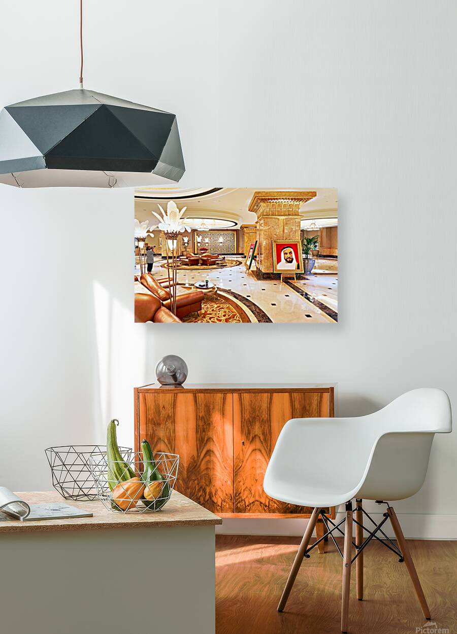 Details of the Abu Dhabi Emirates Palace Hotel lobby area Reproduction