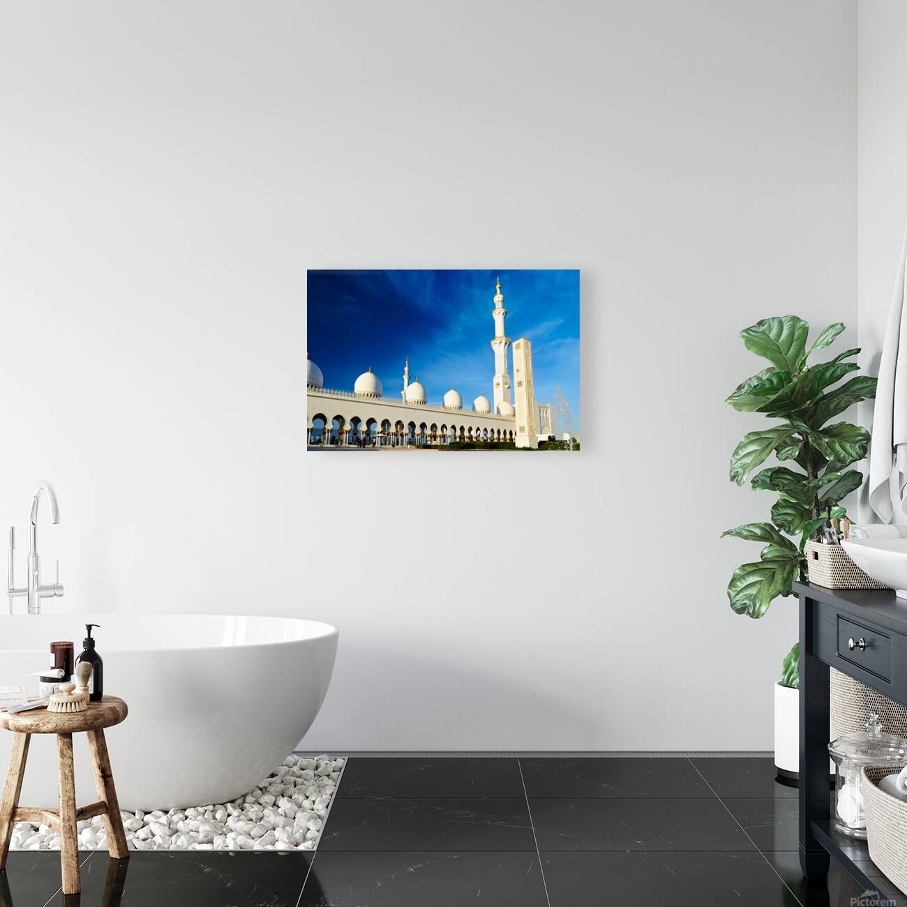 Visiting the sheikh zayed grand mosque in abu dhabi Reproduction