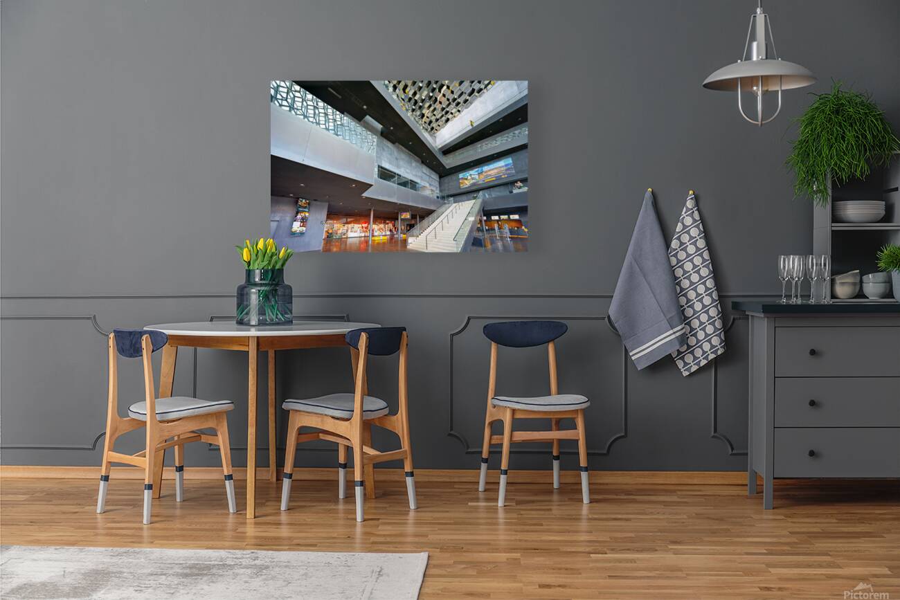 Explore harpa opera house in reykjavik iceland Reproduction