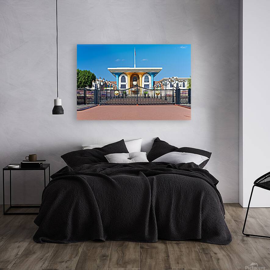 View of Al Alam Palace in Muscat Oman during daytime Reproduction