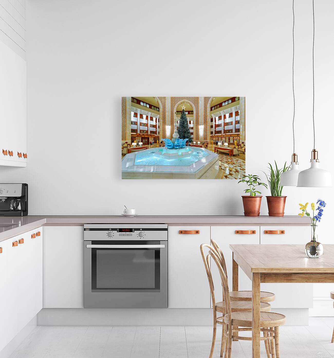 Holiday decoration in Al Bustan luxury hotel in Muscat Reproduction