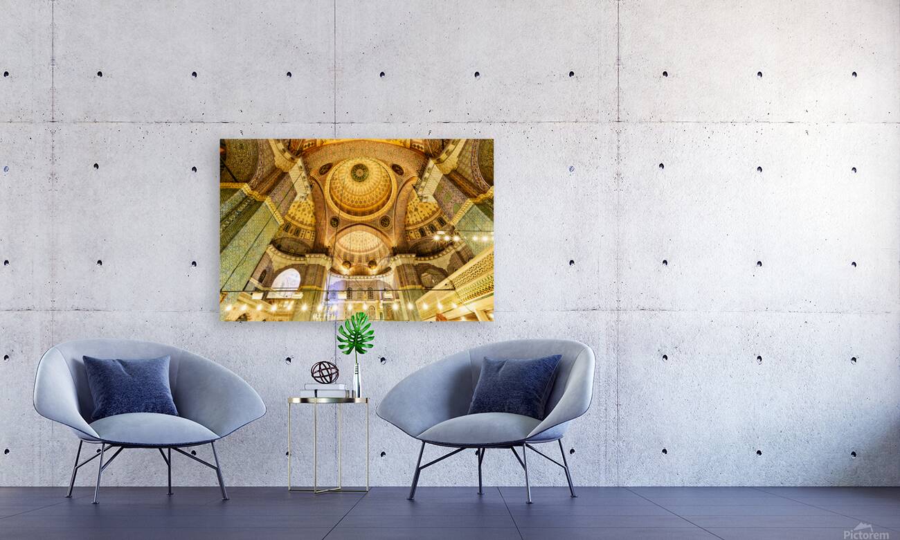 Visit to suleymaniye mosque in istanbul turkey Reproduction