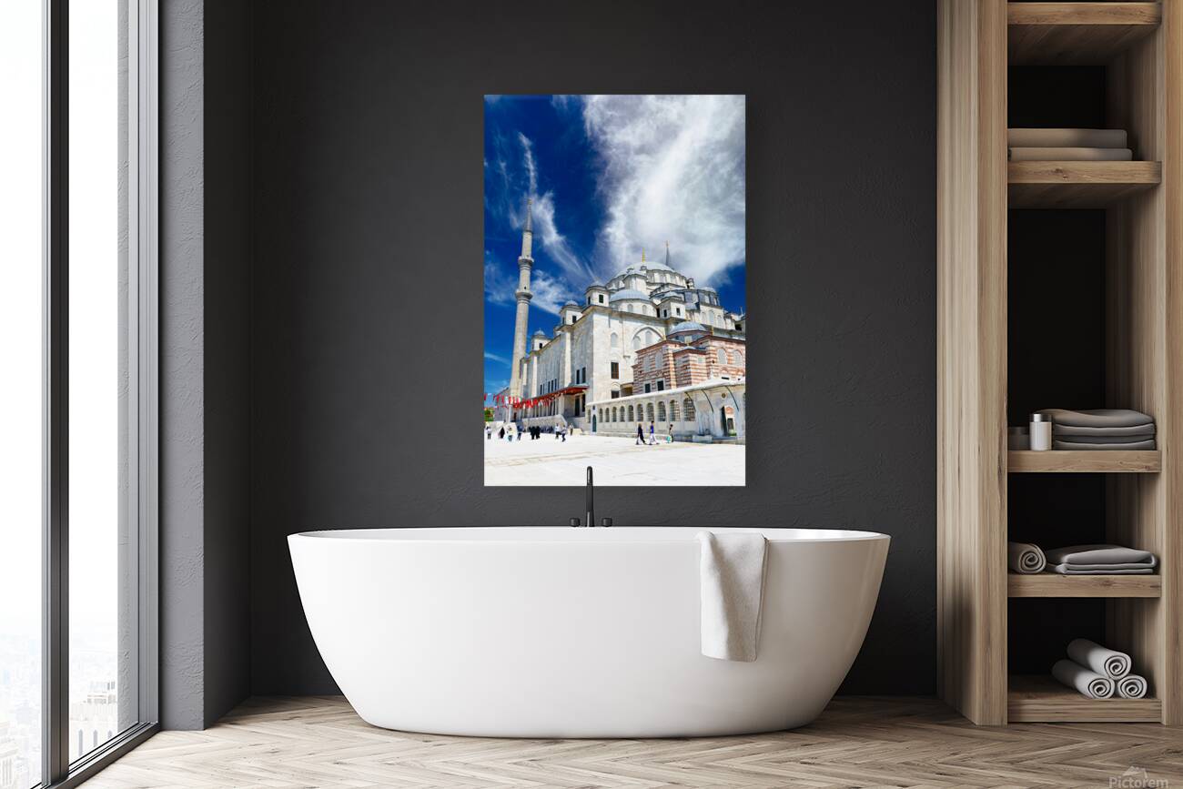 Visit to Fatih Mosque in Istanbul Turkey during sunny day Reproduction