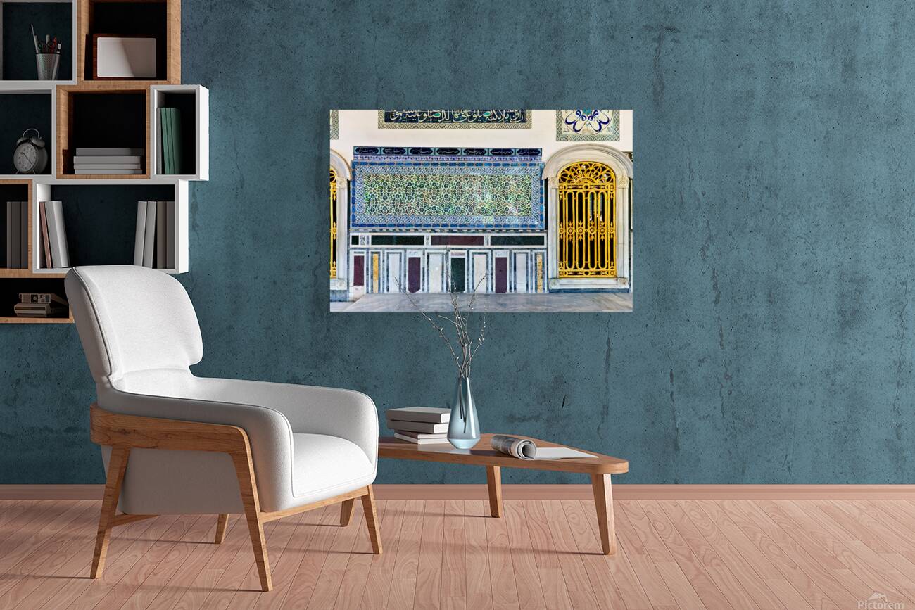 Exploring the ornate wall design in Topkapi Palace Istanbul Reproduction