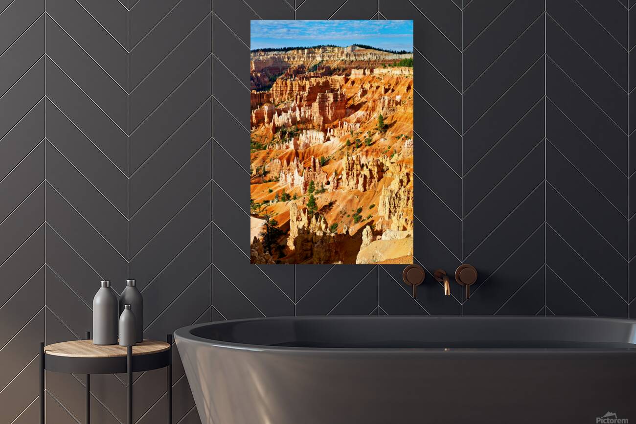 Sunrise at Bryce Canyon National Park offers stunning views Reproduction