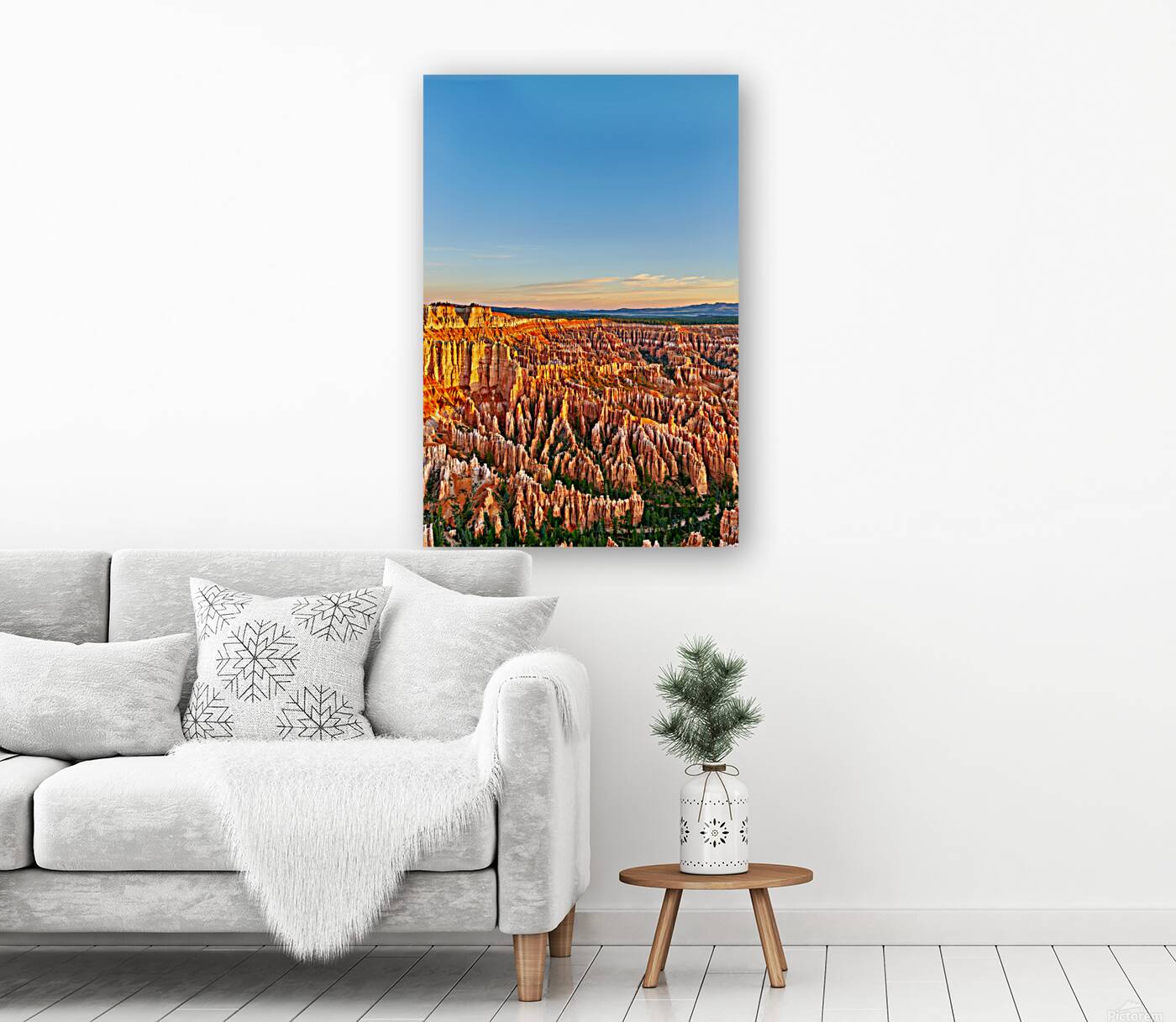Sunset view from Bryce Point in Bryce Canyon National Park Reproduction