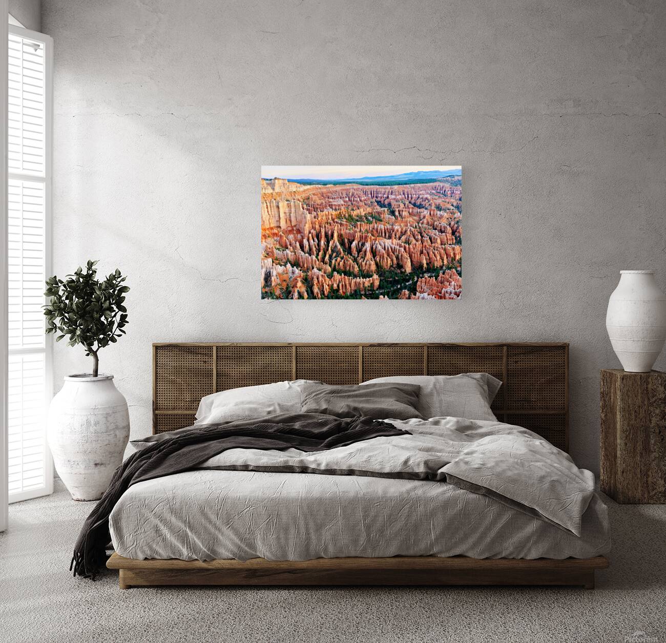 Explore Bryce Point in Bryce Canyon National Park at sunset Reproduction