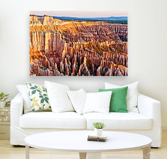 View of Bryce Canyon from Bryce Point during sunset Reproduction