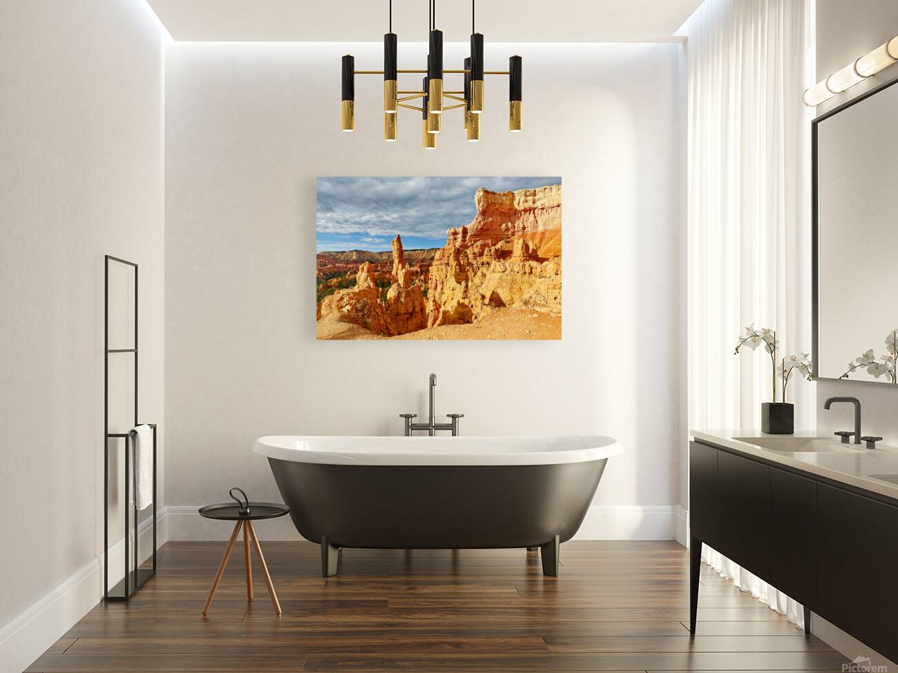 Sunrise view at Bryce Canyon National Park from Sunrise Point Reproduction