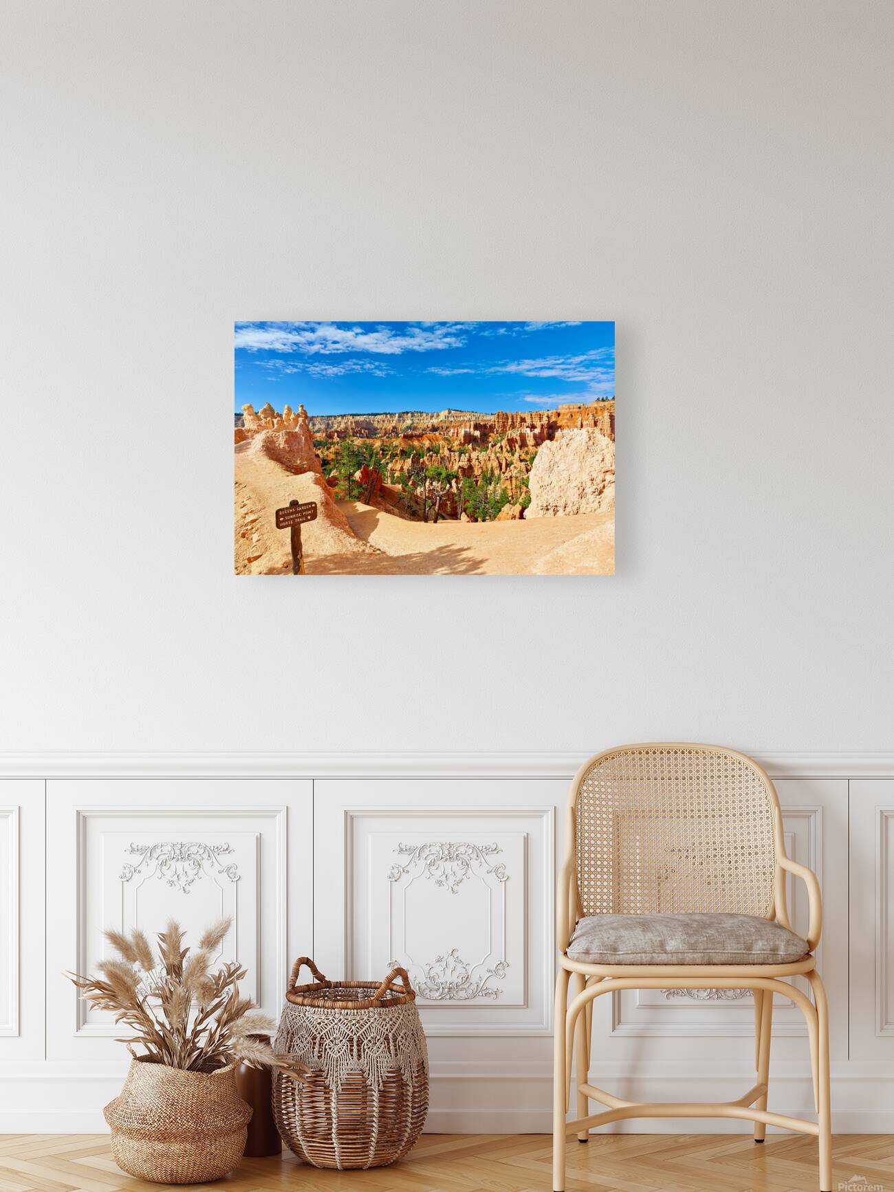 Explore queens garden in bryce canyon national park usa Reproduction