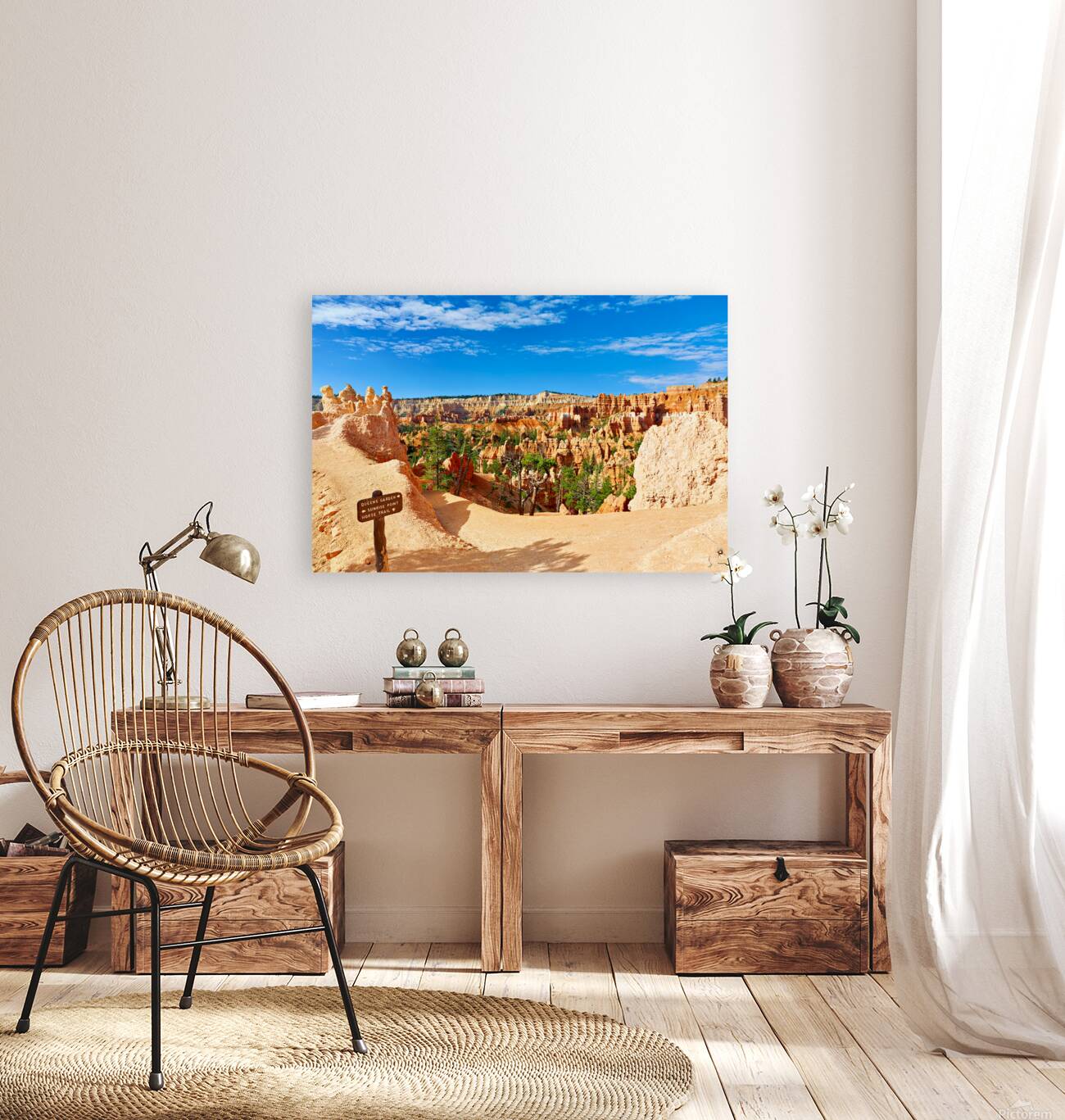 Explore queens garden in bryce canyon national park usa Reproduction