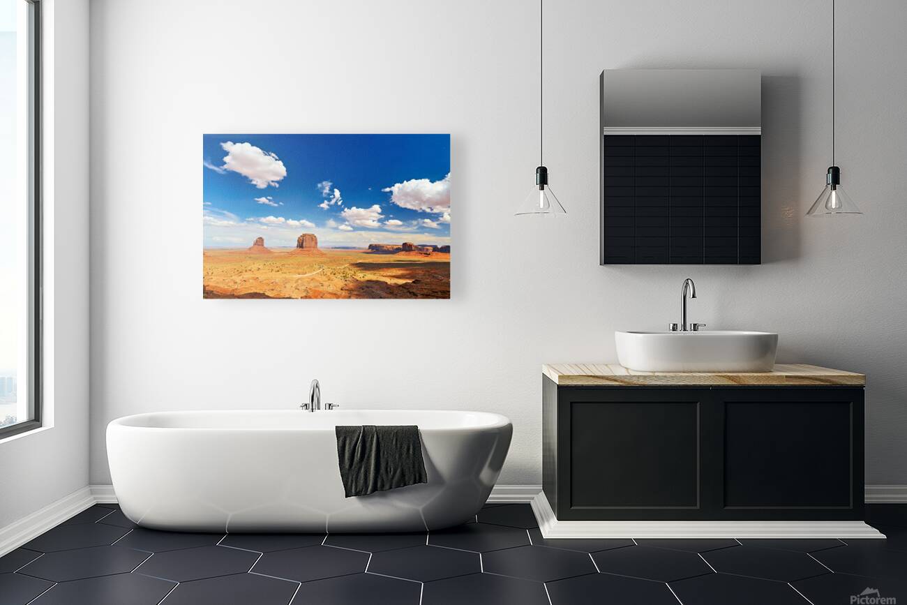 Exploring monument valley in the united states national park Reproduction