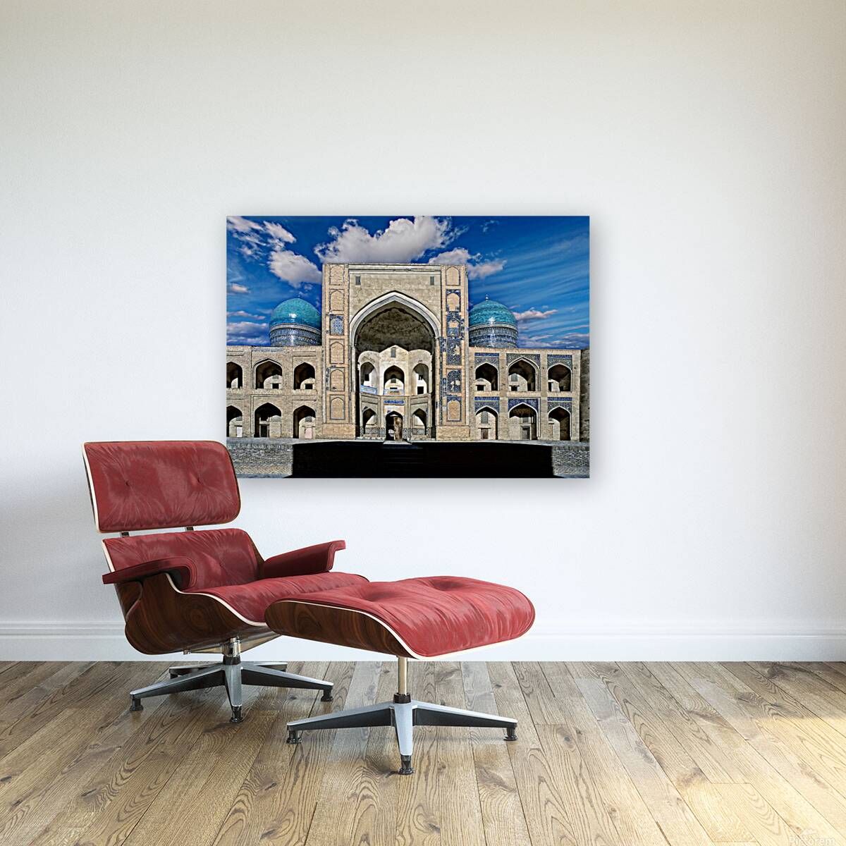 Beautiful architecture in Bukhara Uzbekistan Reproduction